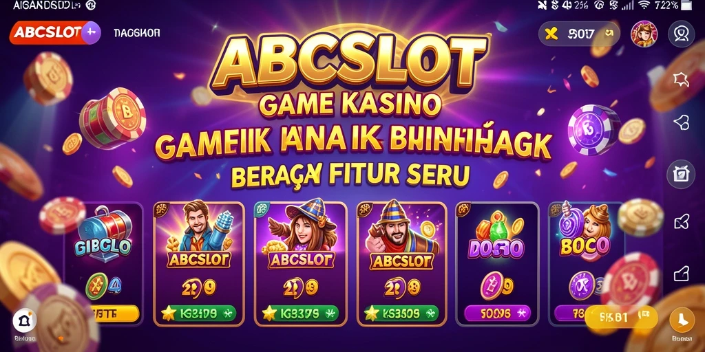 Gameplay seru di ABCSLOT dengan tema slot yang beragam.