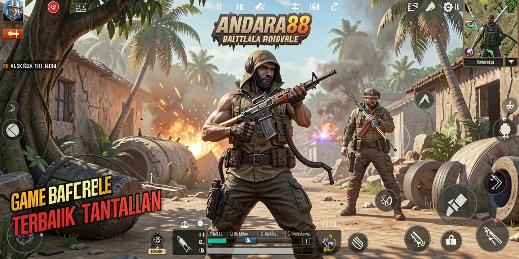Screenshot gameplay menarik dari ANDARA88 di medan pertempuran.