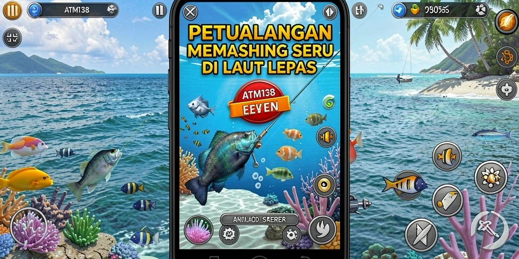 Tangkapan ikan yang memukau dalam gameplay ATM138.