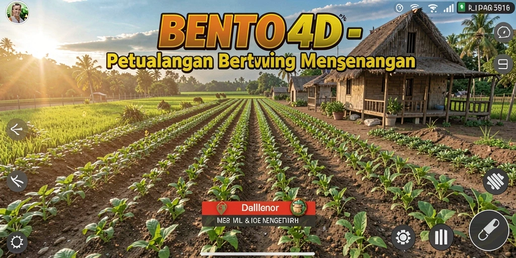 Tampilan gameplay BENTO4D yang menakjubkan dan penuh warna.