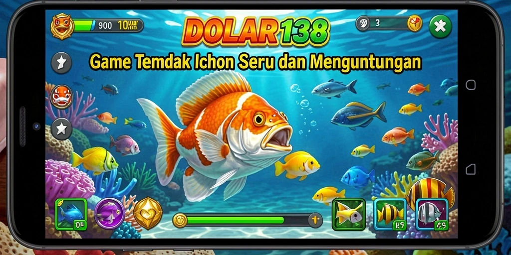 Screenshot gameplay DOLAR138 menunjukkan keseruan menembak ikan.