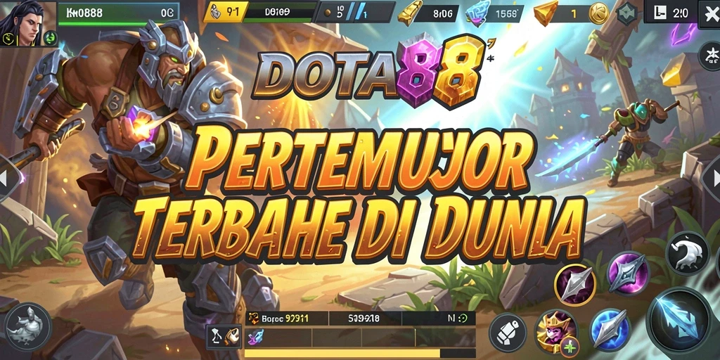Screenshot DOTA88 menunjukkan aksi seru dalam pertempuran Battle Royale.