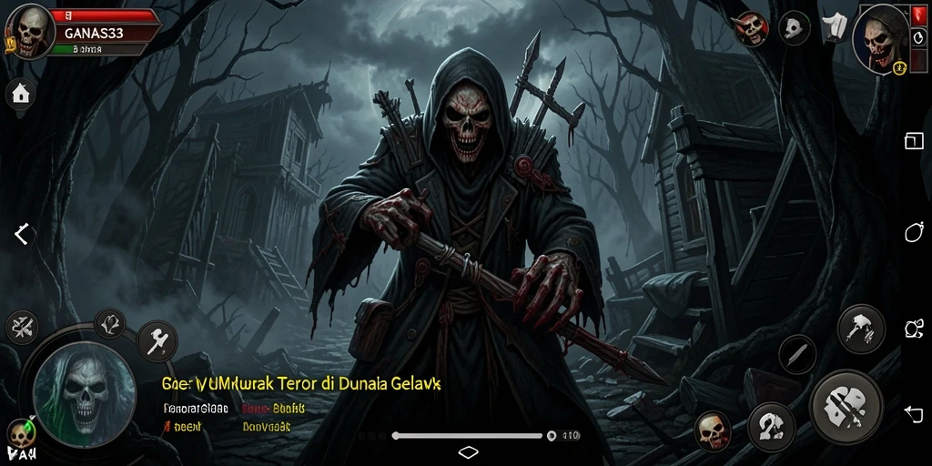 Tampilan gameplay menyeramkan dari GANAS33 yang memacu adrenalin.