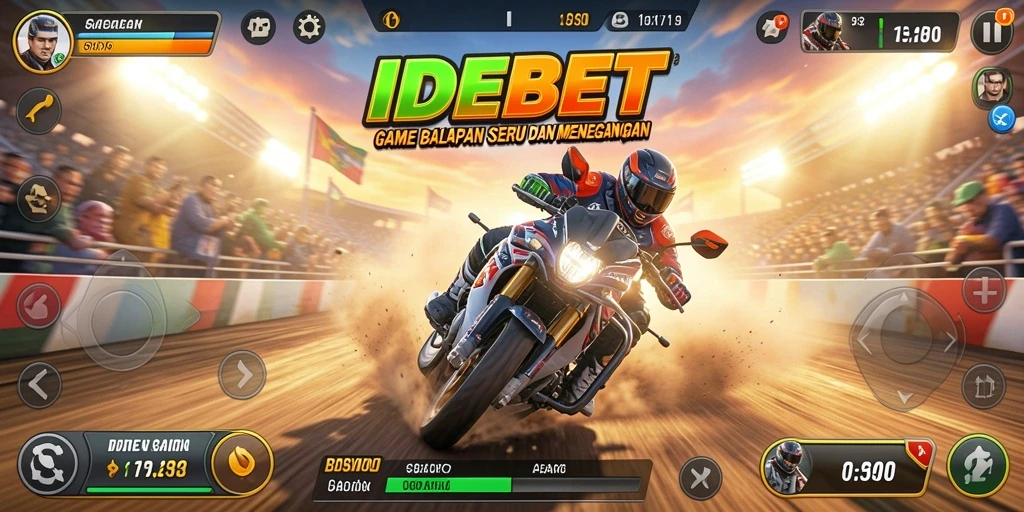 Gameplay menarik balapan mobil di berbagai trek.