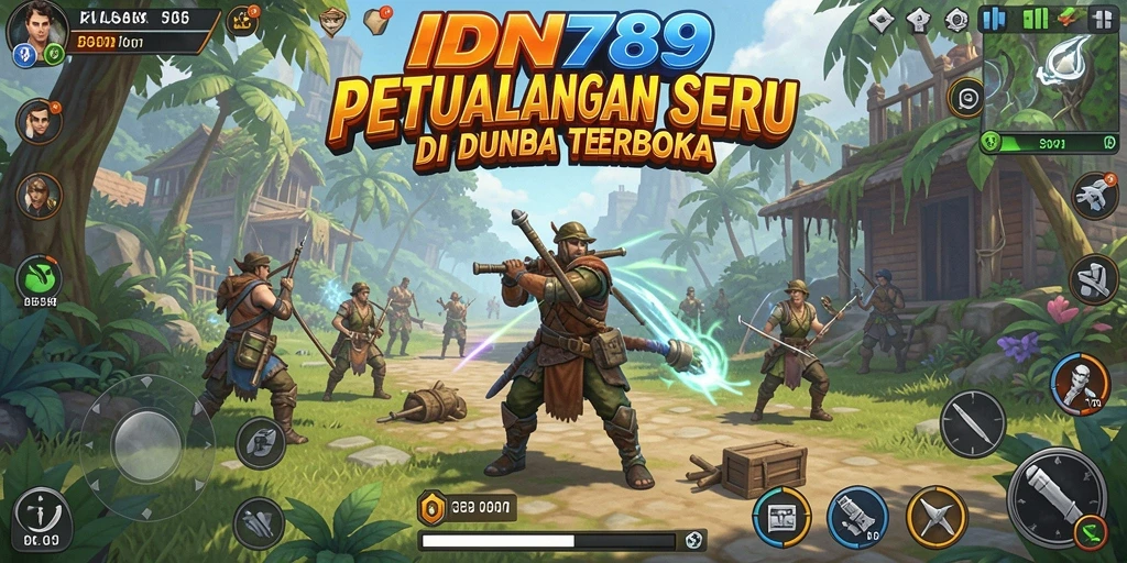 Tangkapan layar menampilkan petualangan seru dalam dunia terbuka