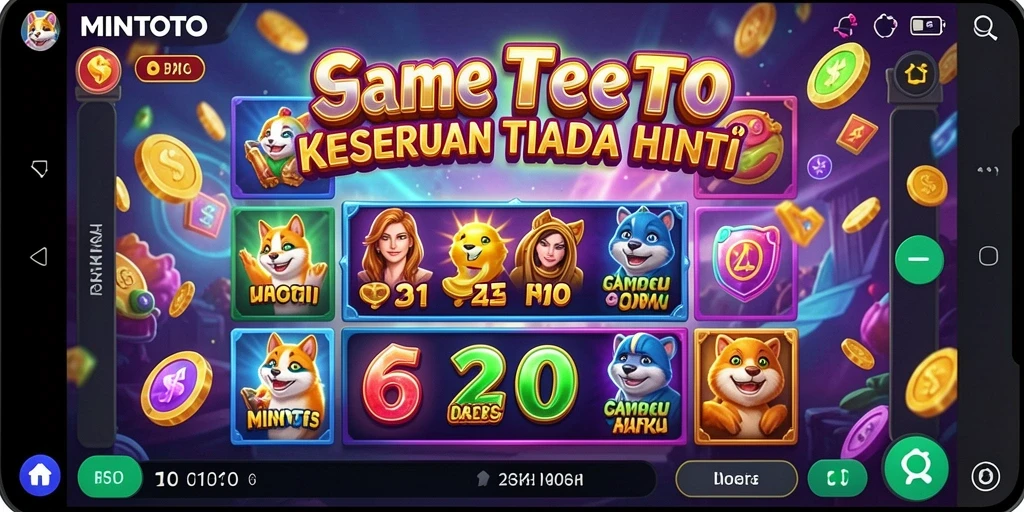 Screenshot gameplay MINTOTO menampilkan keseruan Slot yang mengasyikkan.