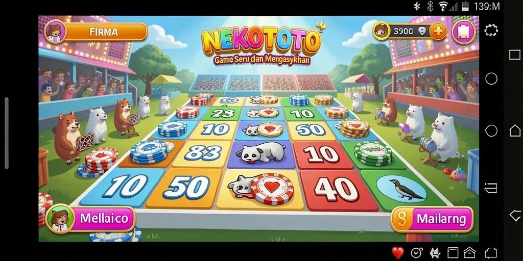 Tampilan menarik dari gameplay <strong>NEKOTOTO</strong> yang seru
