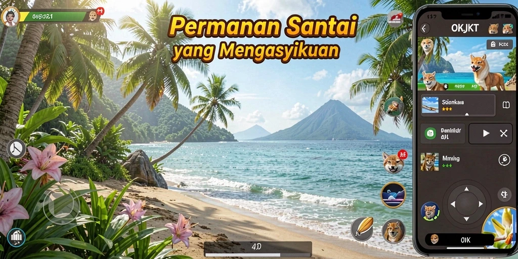 Tangkapan layar gameplay OKJKT yang seru dan menghibur.