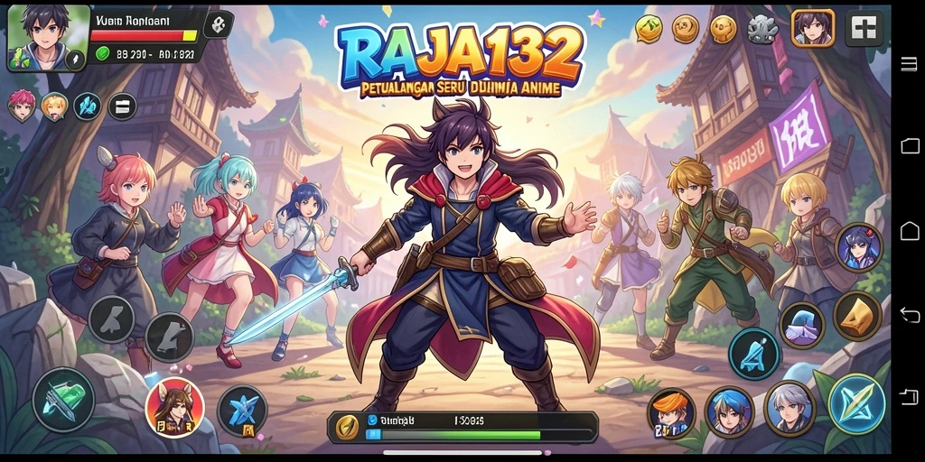 Gameplay seru dan karakter anime yang memukau.