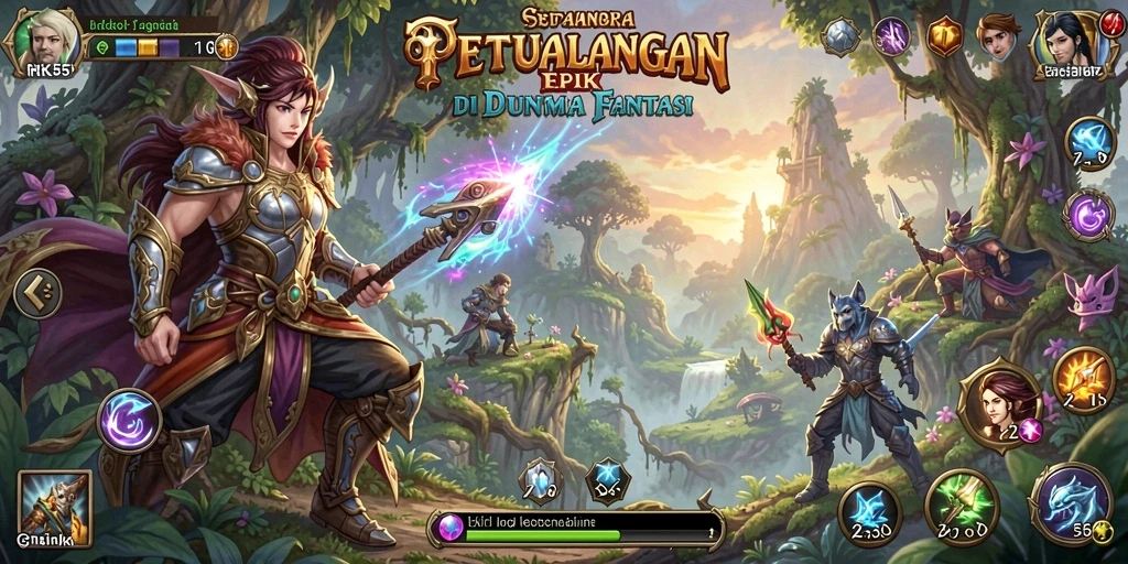 Tampilan gameplay yang mendebarkan dalam RK55.