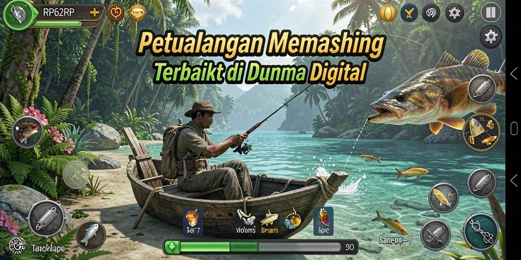 Gameplay seru memancing di <strong>RP62RP</strong> dengan berbagai lokasi menarik.
