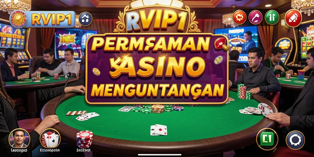 Tampilan seru dari gameplay Kasino di RVIP1.