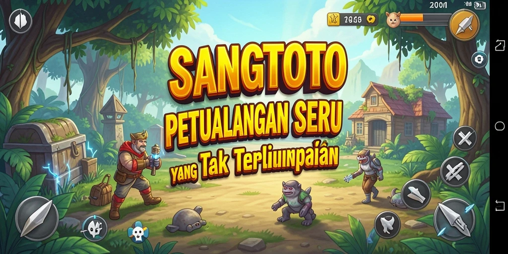 Tampilan seru gameplay petualangan di SANGTOTO.