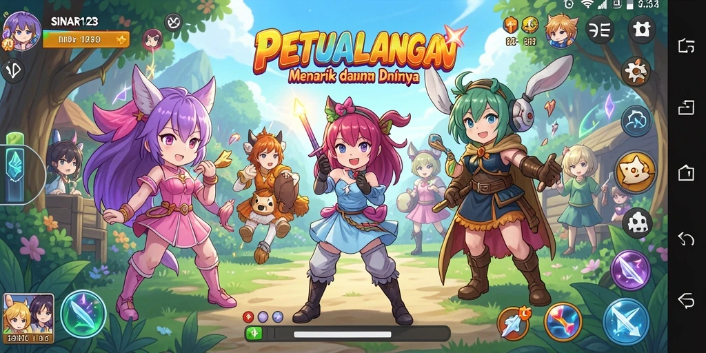 Tampilan gameplay SINAR123 yang memukau dalam dunia Anime.