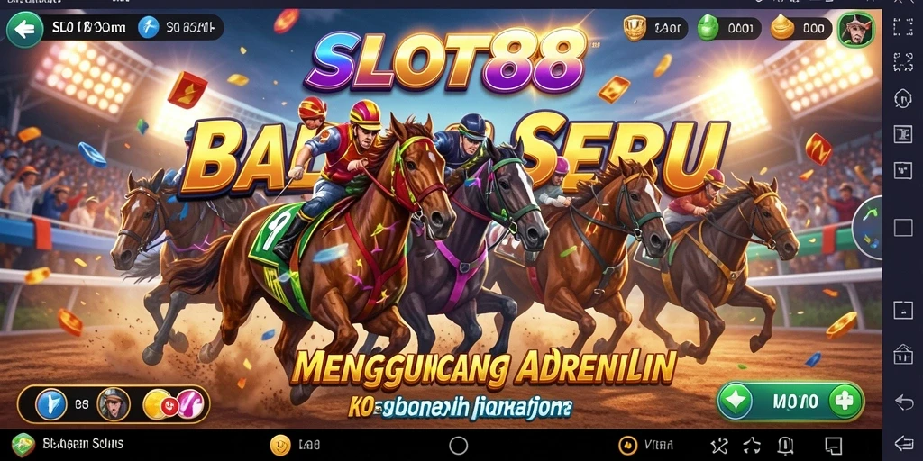 Gameplay menegangkan dengan trek balap dan kendaraan keren di SLOT88.