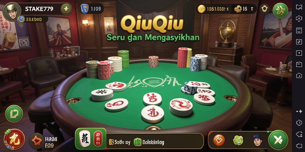 Gameplay seru QiuQiu yang menantang dan interaktif.
