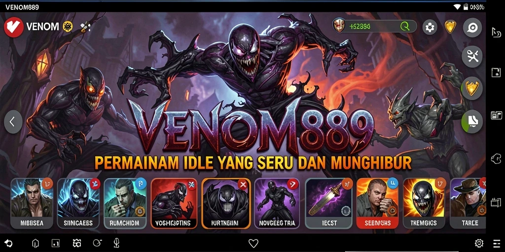 Gameplay Idle VENOM889 yang menarik dan seru.