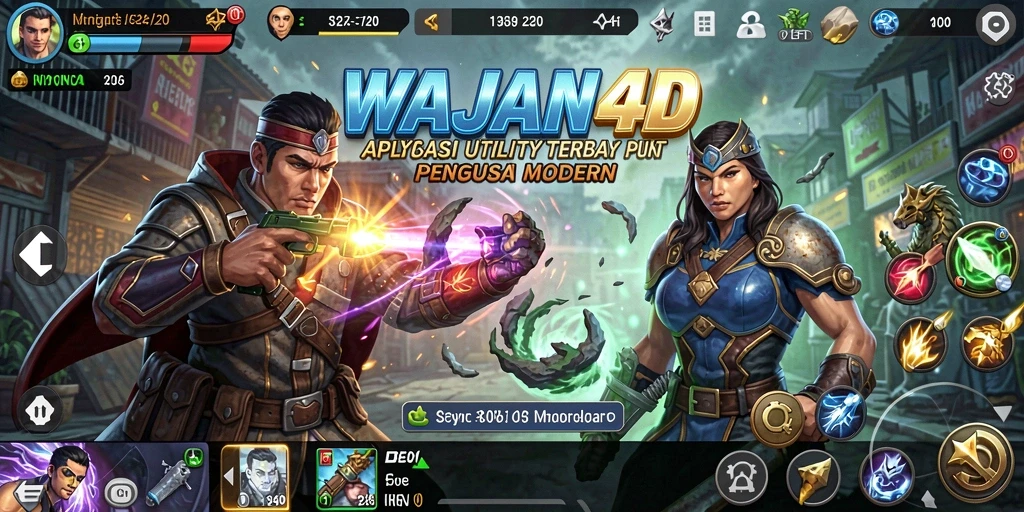 Tampilan antarmuka pengguna WAJAN4D yang modern dan intuitif.
