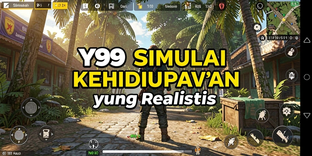 Tampilan antarmuka Y89 yang menawan saat gameplay simulasi.